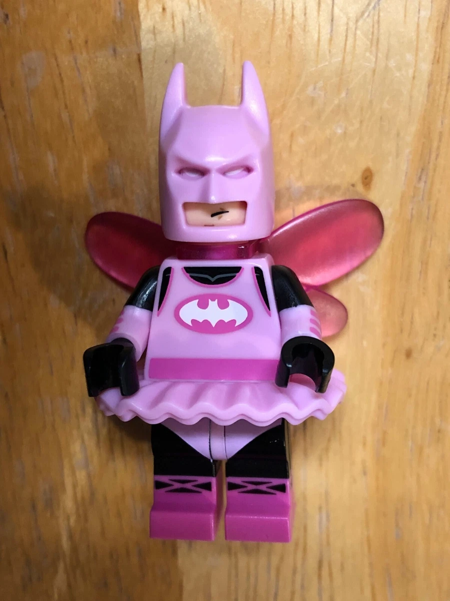 LEGO Set fig-001510 Batman, Bright Pink Suit, Bright Pink Cowl, Wings  (Fairy Batman) (2017 Collectible Minifigures)