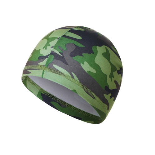 Berretto unisex sportivo teschio ciclismo asciugatura rapida sudore berretto casco fodera berretto a cupola - Foto 9 di 21