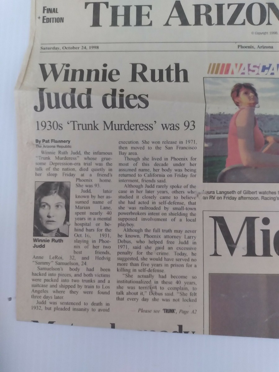 Winnie Ruth Judd Victims