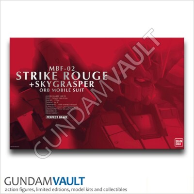 NEW 1/60 PG Perfect Grade MBF-02 STRIKE ROUGE + SKYGRASPER Gundam