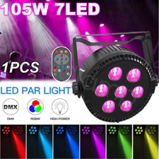 105W 7LED RGBW PAR Light Stage Lighting DMX Beam Party DJ Party Light Bar Light