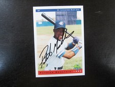 1993 Classic # 16 Pat Moultrie Autograph Signed Card (B) St Catharines Blue Jays