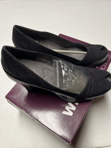 What’s What By Aerosoles Peep Toe Heels Women’s SZ 8.5 M Shoes New In Box - Picture 4 of 24