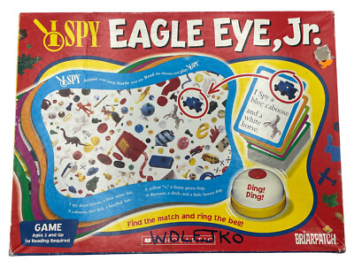 I Spy Eagle Eye Jr Board Game 2008 Scholastic Briarpatch Complete Ages 3+