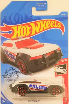 Hot Wheels - 2019 HW Rescue 9/10 HW Pursuit 196/250 (BBFYG88) | eBay