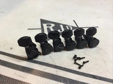 Black Electric Tuners Tuning Keys Pegs in Line Right Hand