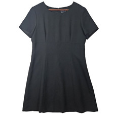 Harolds Little Black Dress Womens 14 Lined Zip Career Capsule Wardrobe Academia