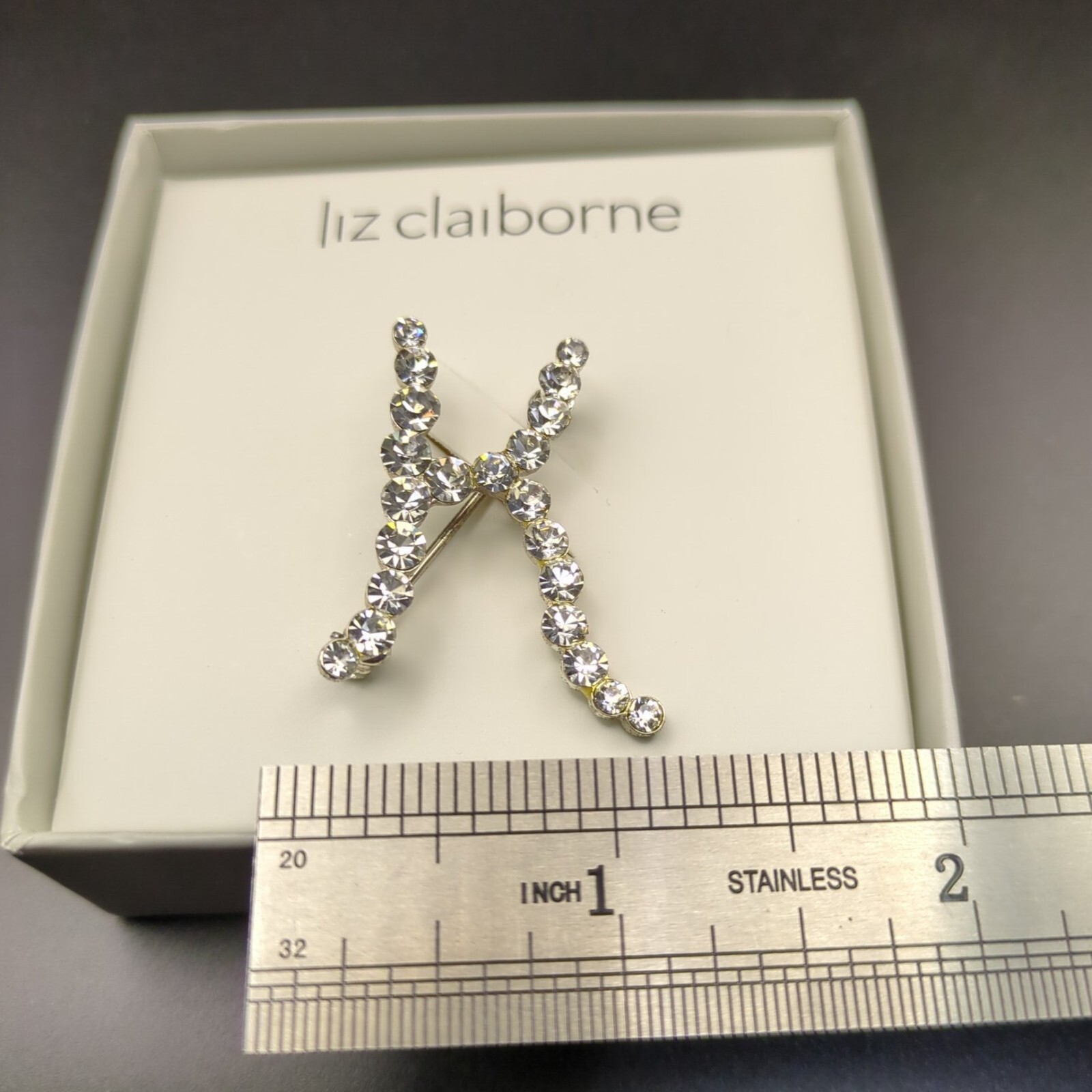 Letter K Initial Monogram Rhinestone? Crystal? La… - image 5