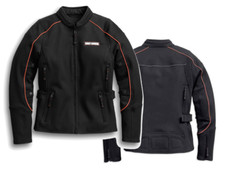 98162-18VW Giacca giubbotto moto Harley Davidson uomo tessuto Fennimore nero