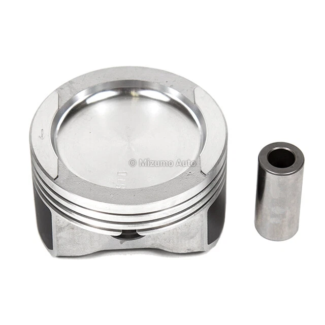 Pistons w/ Rings 19mm Wrist Pin fit Volkswagen Beetle Goft Jetta 2.0L 8V - Image 3 of 4