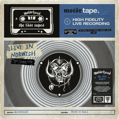 Motorhead The Lost Tapes Vol 2 Norwich 1998 Vinyl 2LP RSD LTD Blue /2250 NEW - 第 1/5 張圖片
