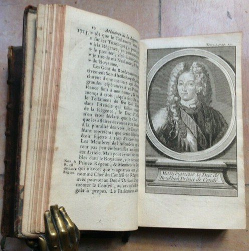 Memoires De La Régence De S.A.R. Mgr. Le Duc d'Orléans 1736 ILLUSTRE 20 VOL - Imagen 5 de 8