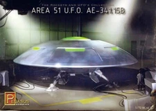Pegasus 9100 Area 51 UFO AE-341.15B flying saucer plastic model kit  1/72