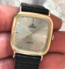 Vintage LORUS Watch Y131-5000 series Unisex 7.5 inches NEW BATTERY Runs Well
