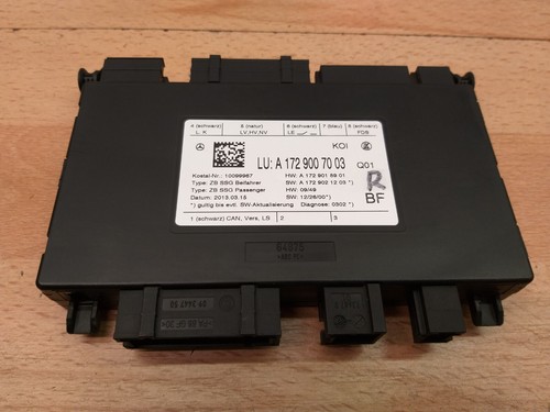 Mercedes CLS W218 Sitz Steuergerät Sitzverstellung Beifahrer Rechts A1729007003