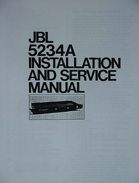 jbl active crossover