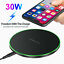 thumbnail 13  - 30W Qi Wireless Charger Fast Charging Pad Mat For Apple iPhone 13 12 Pro 11 XS 8