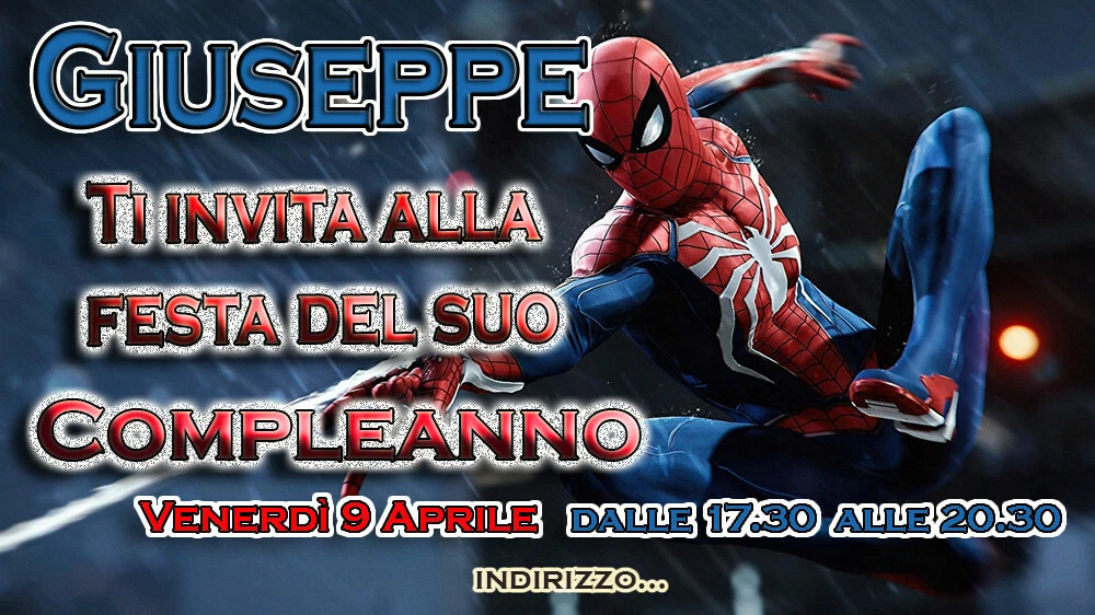 UK Greetings Biglietto di auguri per 8° compleanno per ragazzi – Spider
