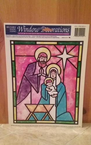 WINDOW STATIC CLING ~ REUSABLE ~ Free shipping ~ $17.77 ~ Your Design Choices - Picture 7 of 9