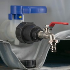 IBC Spillage Tap Kit – 2” S60x6 Lever Valve with 10cm Extension Outlet