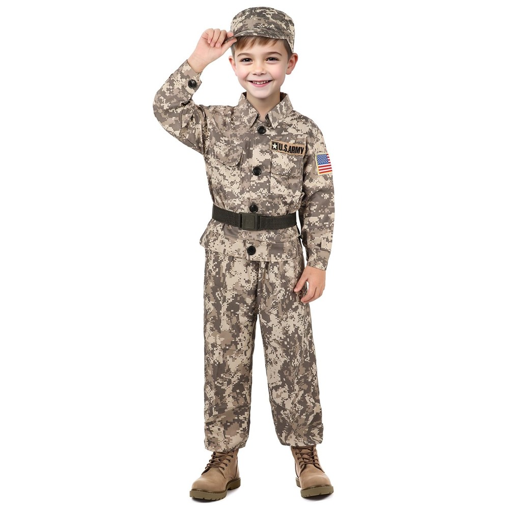 Army Costume for , Soldier Military Costumes for Boys, Halloween Costumes for...