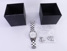 Marc Jacobs MBM3104 Womens Silver Stainless Steel Analog Dial Quartz Watch XX891