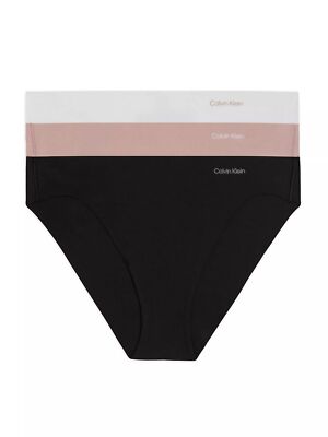 Calvin Klein Damen Unterwäsche 3er Pack Bikini Mid Rise Bunt