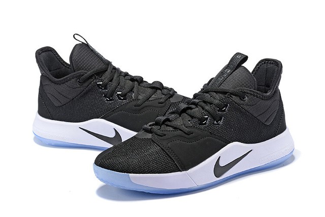 nike pg3 black white