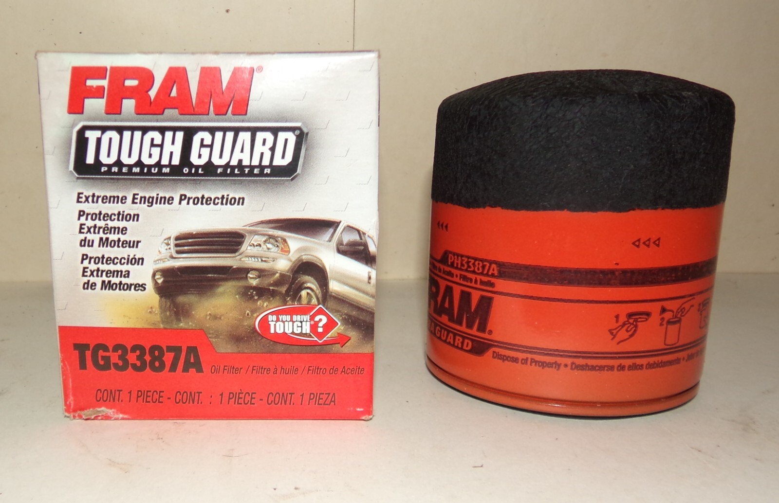 Fram Tough Guard TG3387A Oil Filter with SureGrip / New in Box eBay