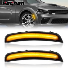 Front Bumper Led Side Marker Signal Lights For 2015-2023 2016 Dodge Charger