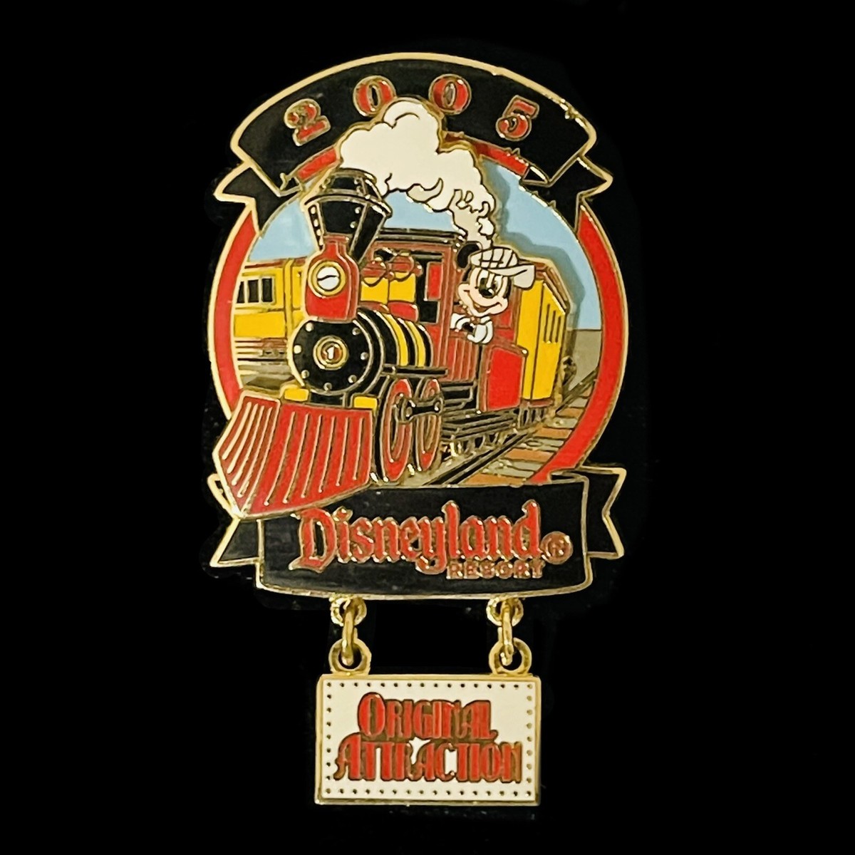 LE DLR Mickey Railroad Train Disneyland Original Attraction Santa