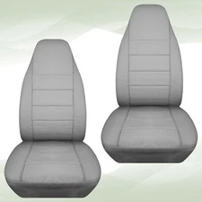Front set car seat covers fits Ford Explorer 1991-2002  solid silver