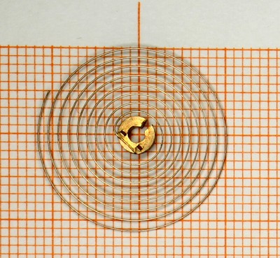 eine Unruh - SPIRALE für Uhren und Wecker: AUSWAHL