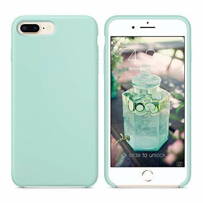 SURPHY Cover iPhone 8 Plus iPhone 7 Plus Silicone Custodia Antiurto Verde  Mare | eBay