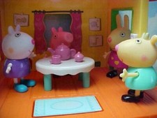 Peppa   Pig's Tea Party Table  4 characters Nickelodeon