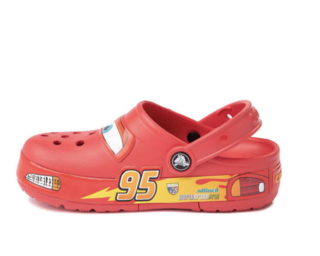 CROCS Lightning McQueen Kids Red Pixar Cars Classic clog Children