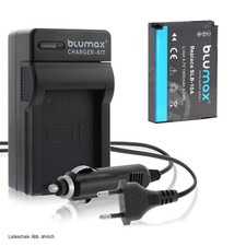 1x batteria + caricatore per Samsung SLB-10A WB550, WB690, WB710, WB750 1000 mAh