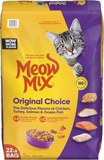 Meow Mix Original Choice Dry Adult Cat Food - 22 lbs Bag 0.97 per pound