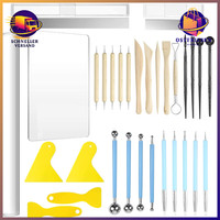 Modellierwerkzeug Set 31 StüCk Polymer Clay Acryl Ton Roller Sculpting Tools