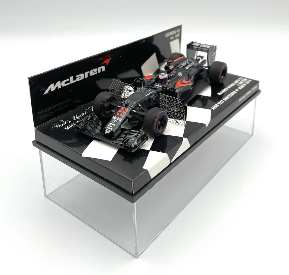 NEW Minichamps 1/43  McLaren Honda MP4-31 #22 Aero Test 2016 - Jenson Button - Image 2 of 4
