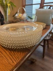 7 Anchor Hocking Miss America Clear Depression Glass 10.25” Dinner Plates