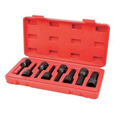 Coffret 8 douilles XZN à choc - carré 1/2" - Taille Douilles 78 mm