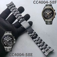 CITIZEN Original Black Titanium Alloy Watch Strap CC4000-59E CC4004-58E Bracelet