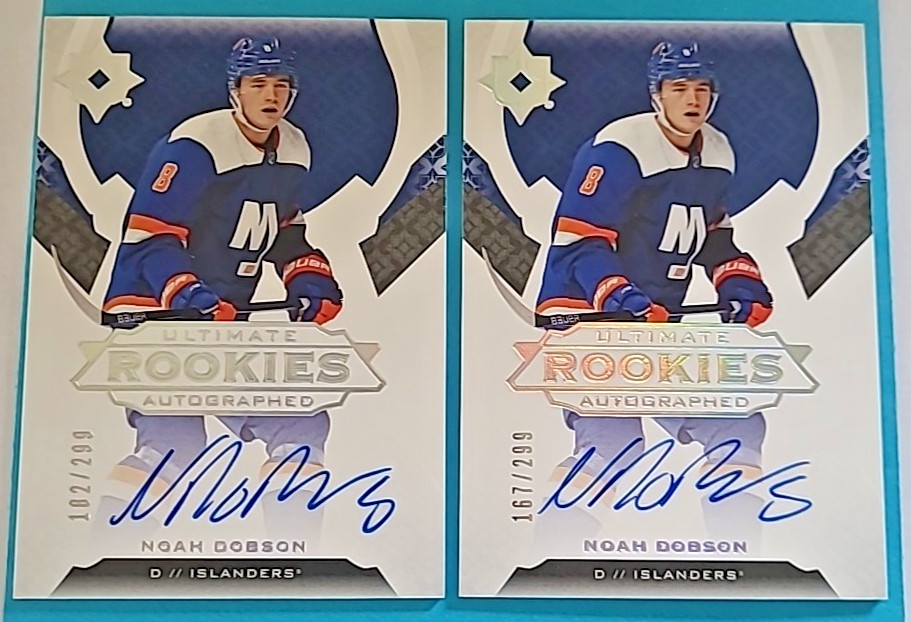 2019-20 Noah Dobson Ultimate #186 Rookie Autograph RC Auto /299