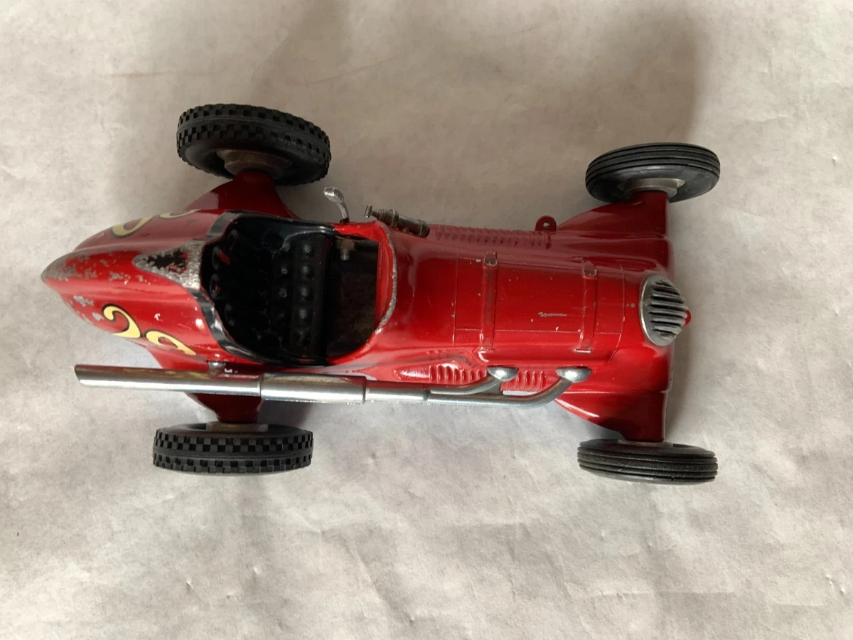 Roy Cox Fingerhut Drome Champion Tether rot #29 mit Armaturenbrett Aufkleber Vintage
