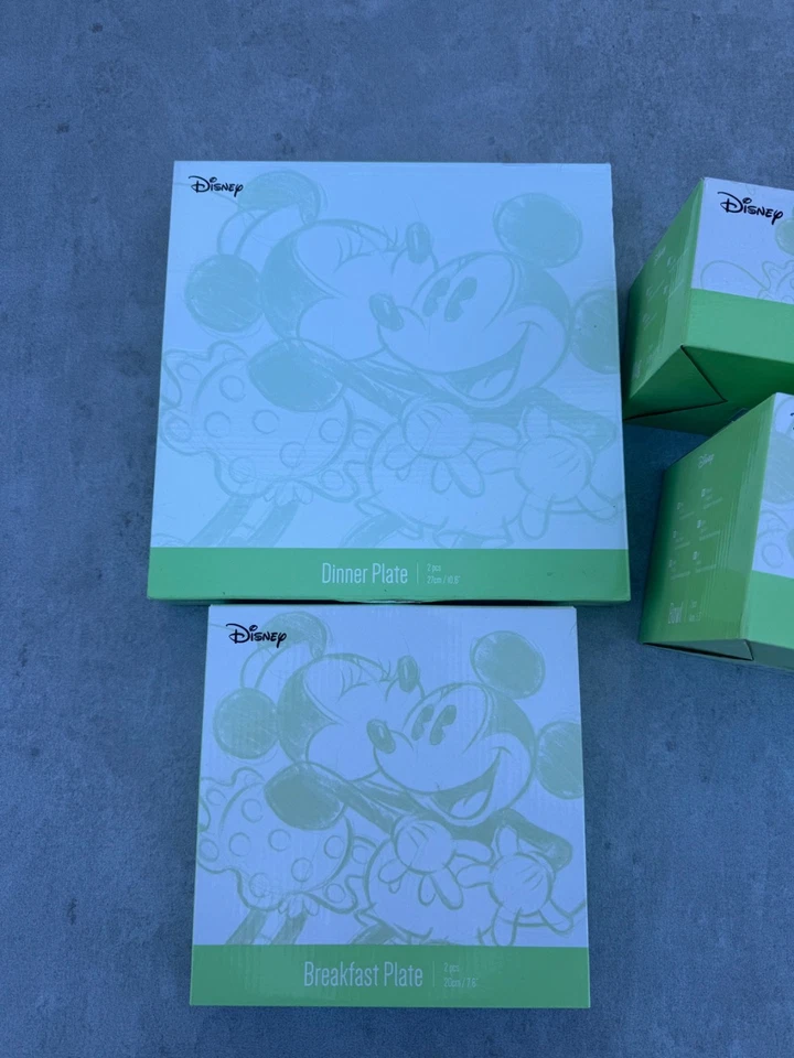 Rewe Disney Retro Mickey Mouse Teller + Schüsseln + Tassen / Neu - Bild 3 von 4