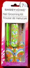 7 pc Nail Grooming Kit by Sassy + Chic, NEW — photo 1