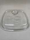 Pyrex A-12-C Vintage Square 10.5" Square Glass Dome Lid Replacement A12C Corning