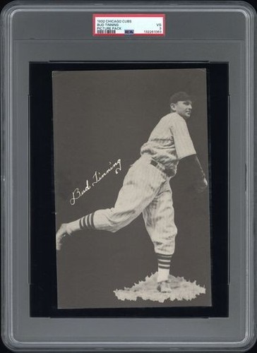 1932 Chicago Cubs Picture Pack Bud Tinning PSA 3 - Pop 1, None Higher!