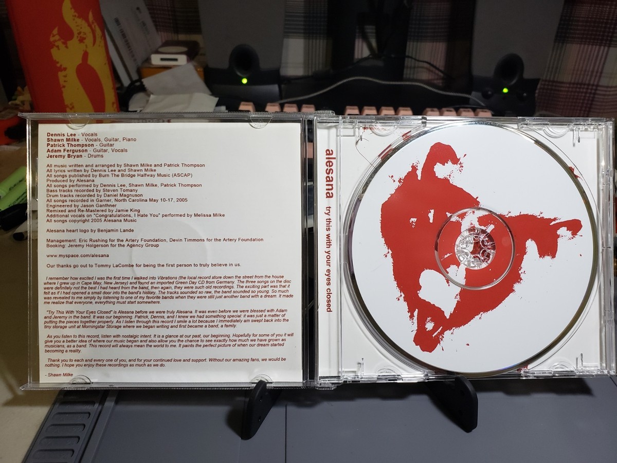 Alesana Try This With Your Eyes Closed CD 2008 | eBay